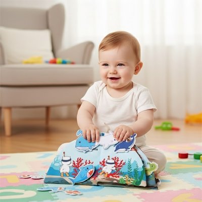 Livre bebe en tissus
