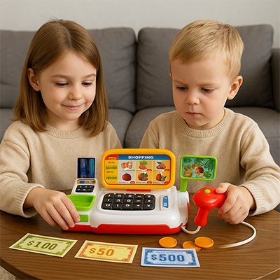 Caisse enregistreuse jouet | Edukids Interactive - JOUET - PRO