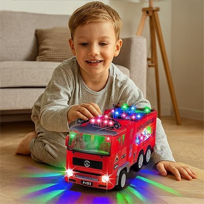 Camion pompier jouet | Echelle Sonore - JOUET - PRO