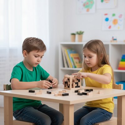 Casse tête en bois 