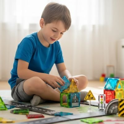 Jeu de construction magnétique | Créatif Éducatif - JOUET - PRO