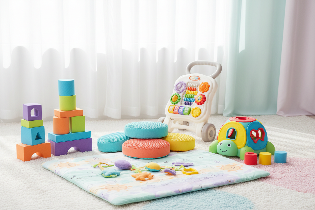 Jouets d'éveil moteur colorés