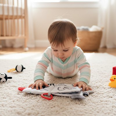 Livre bebe en tissus 