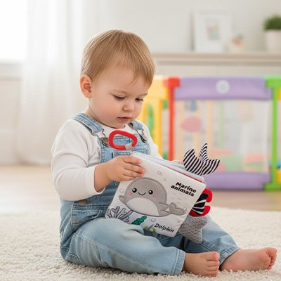 Livre bebe en tissus 