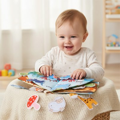 Livre bebe en tissus 