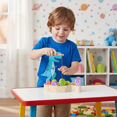 Peche a la ligne enfant