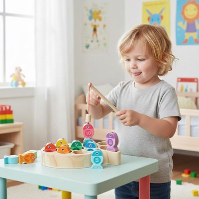 Peche a la ligne enfant