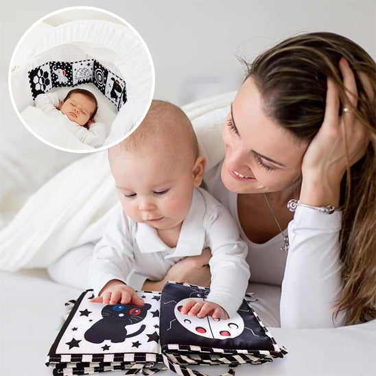 Livre en tissu | Éveil Tactile Bébé